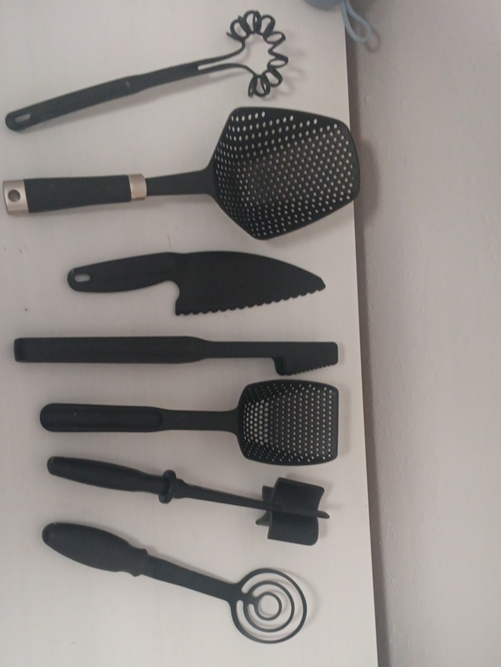 The Pampered Chef Black Nylon Cooking Utensil Set - 8 Piece